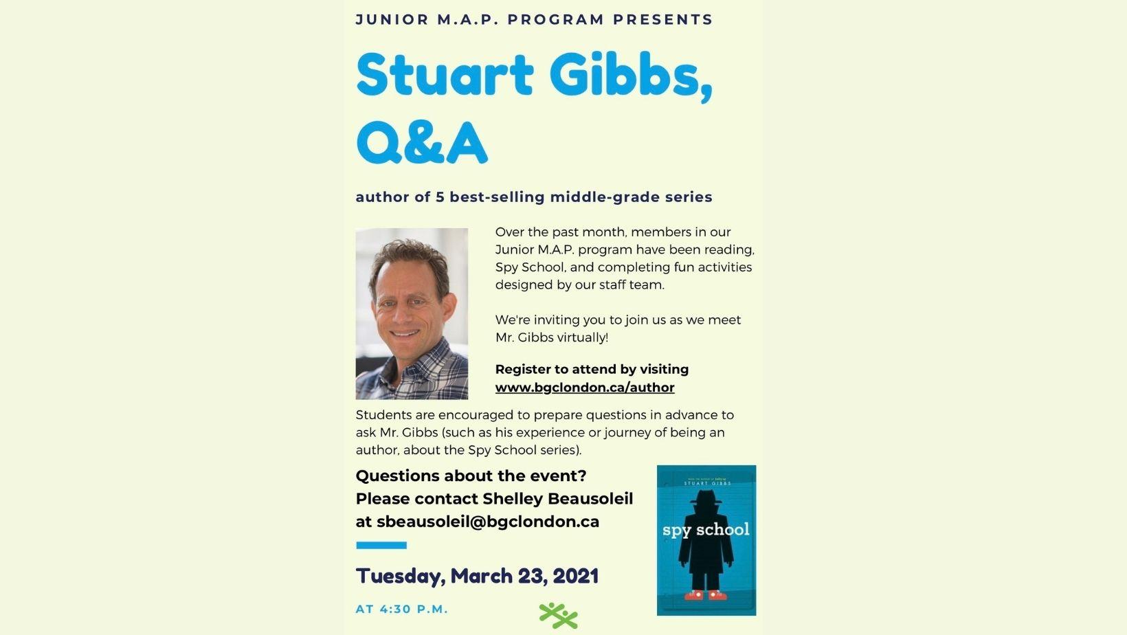 Stuart Gibbs, Q&A